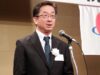 藪本支部長が就任あいさつ　管理協中部支部　6/26会員懇親会